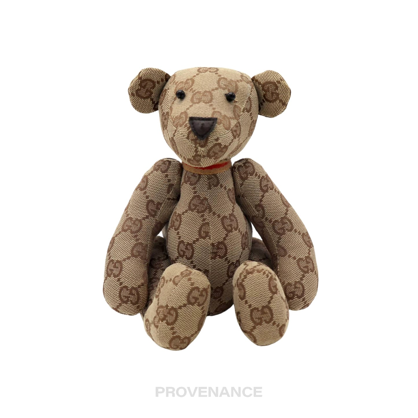 🔴 Gucci Teddy Bear - GG Canvas Tan