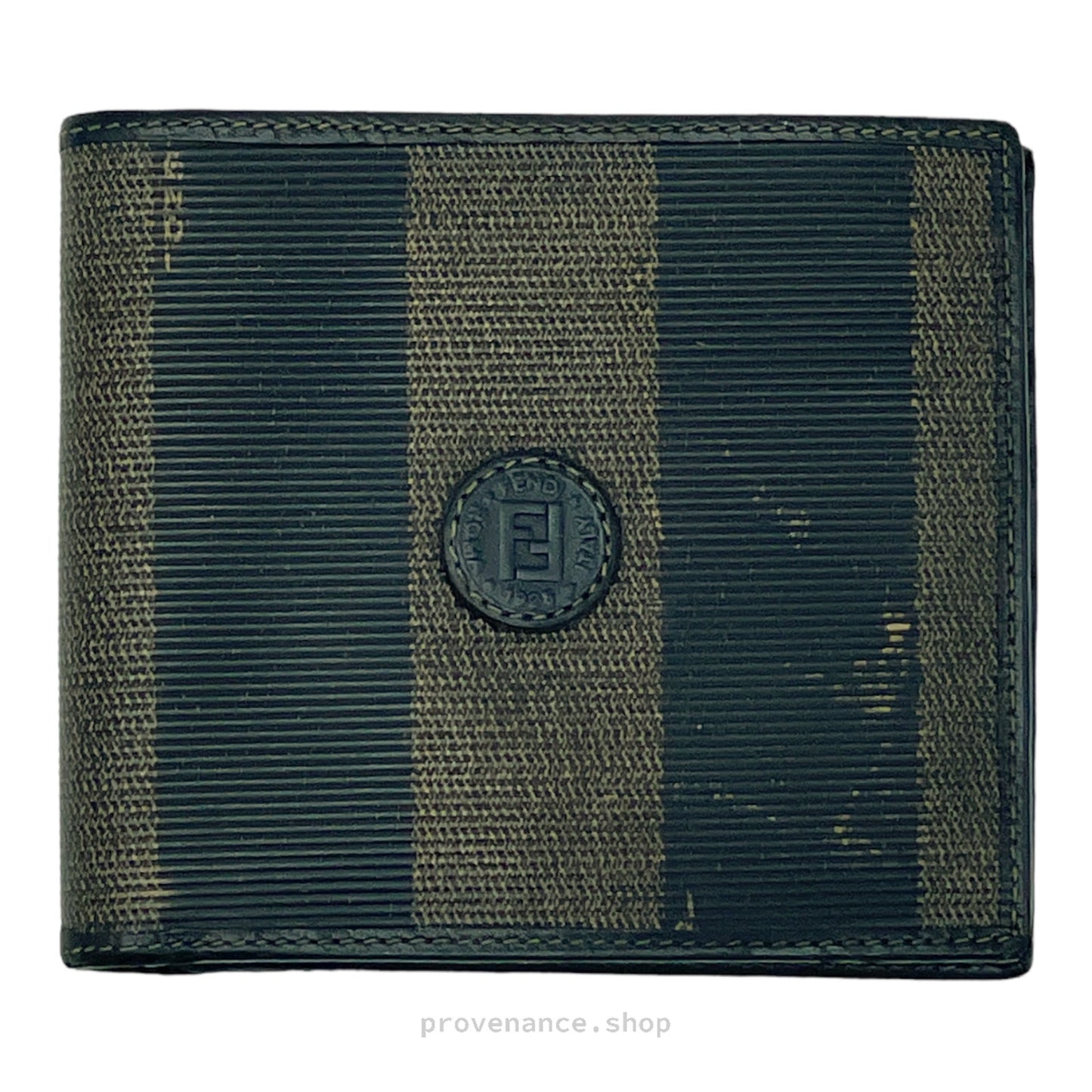 🔴 Fendi Bifold Wallet - FF Pequin