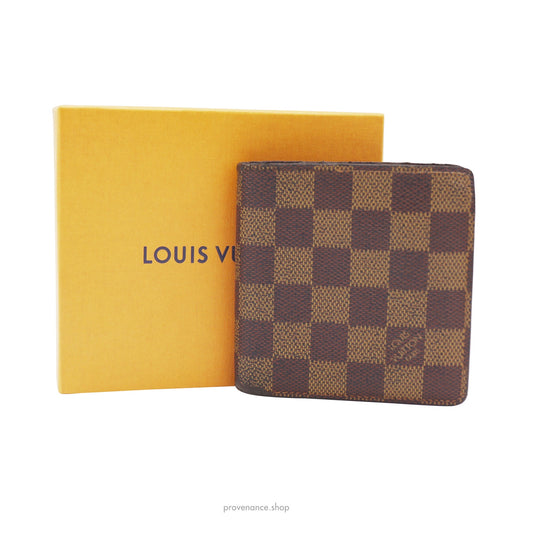 🔴 Louis Vuitton Centenaire Edition Marco Wallet - Damier Ebene