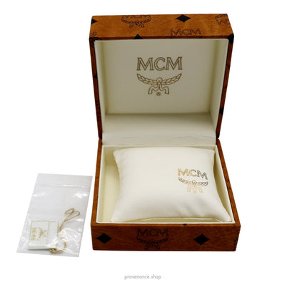 🔴 MCM Jewelry Box - Cognac Visetos