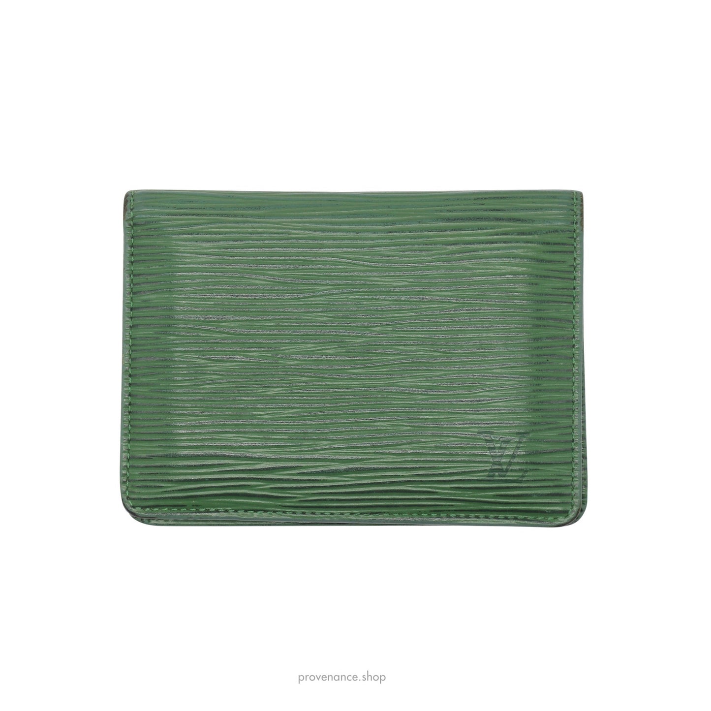 🔴 Louis Vuitton 2ID Wallet - Green Epi Leather