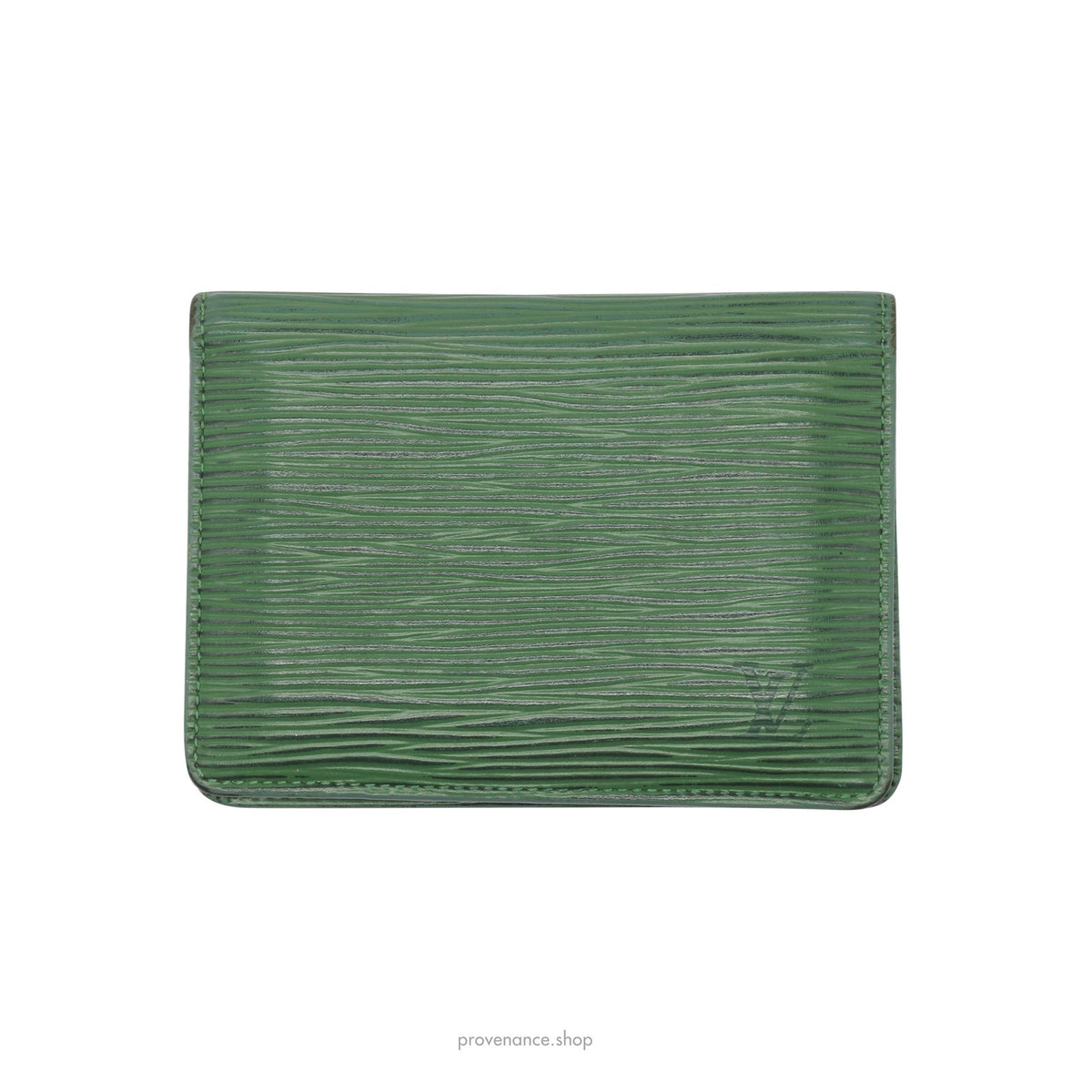 🔴 Louis Vuitton 2ID Wallet - Green Epi Leather