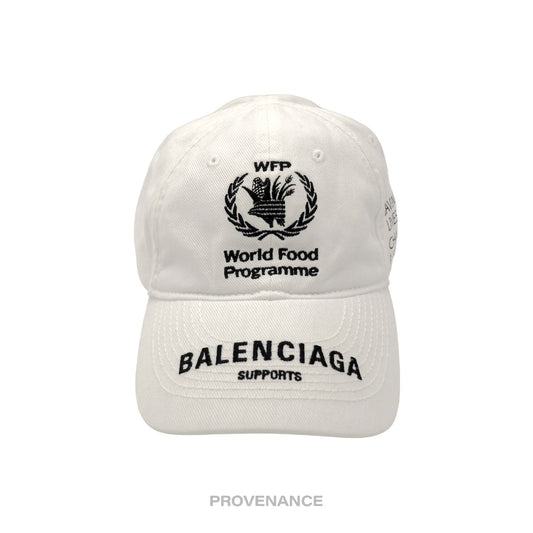 🔴 Balenciaga WFP Cap - White