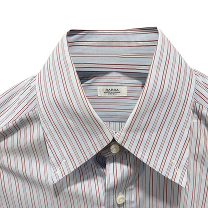 🔴 Barba Napoli Cotton Shirt - Striped