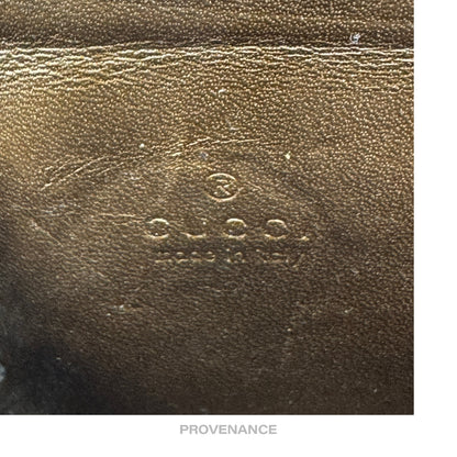 🔴  Gucci Key Chain Zip Card Wallet - Bronze MicroGuccissima