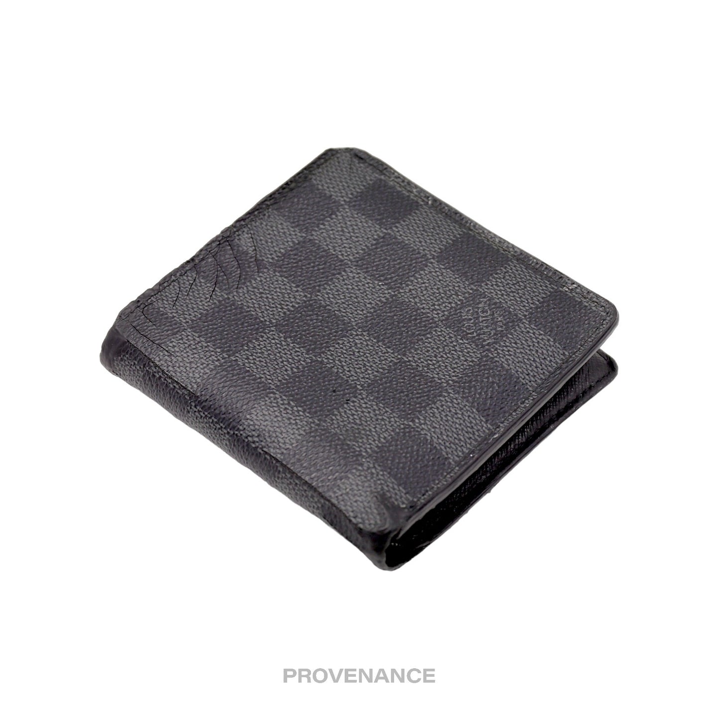 🔴 Louis Vuitton Marco Wallet YH- Damier Graphite