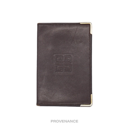 Givenchy Pocket Organizer Wallet - Chocolate Leather