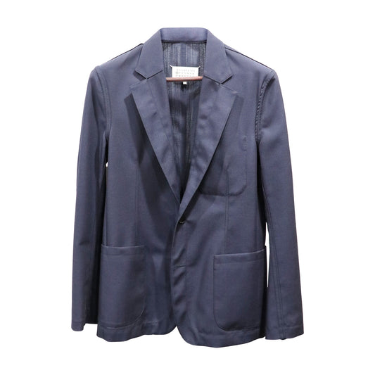 🔴 Maison Margiela Deconstructed Blazer - Ink Blue