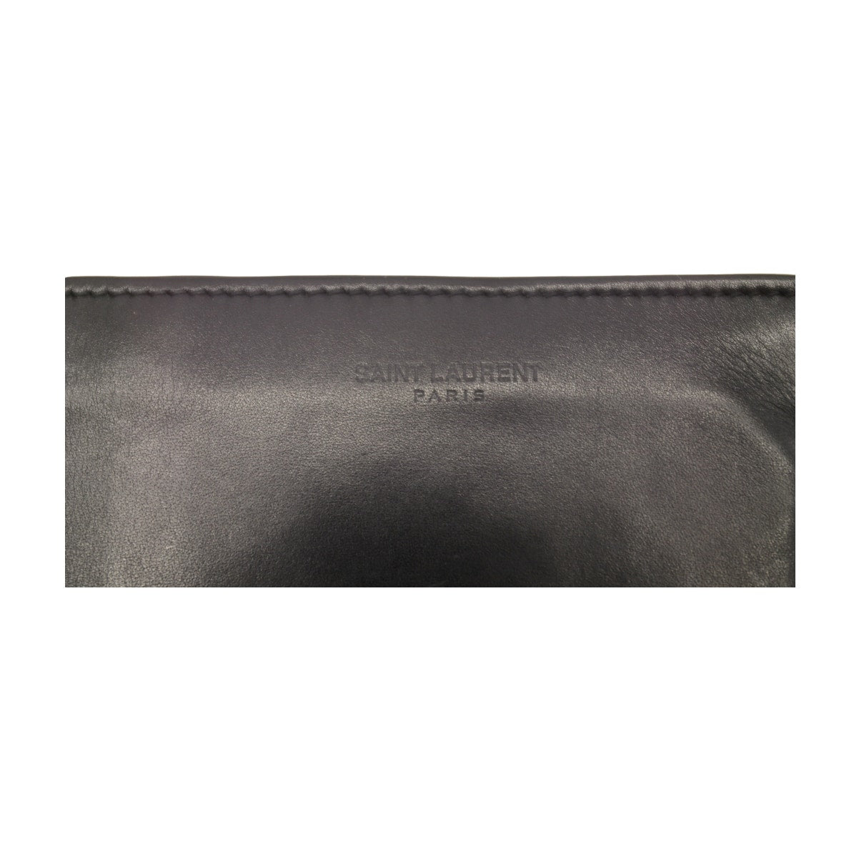 🔴 Saint Laurent Paris SLP Bifold Wallet - Black Leather