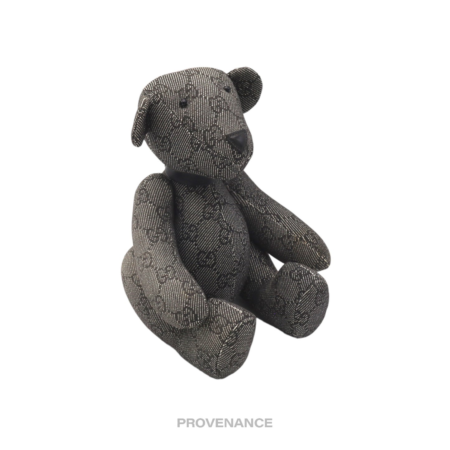 🔴 Gucci Teddy Bear - Charcoal GG Canvas