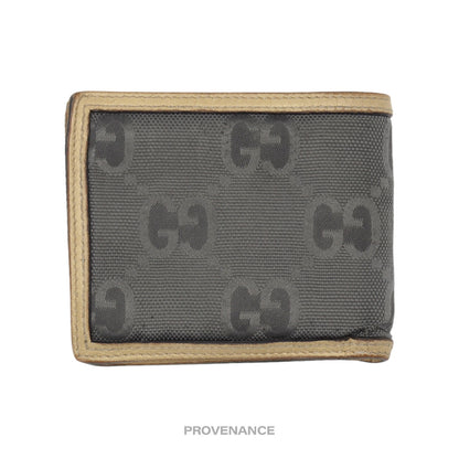 🔴 Gucci GG Off the Grid Bifold Wallet - Grey / Cream