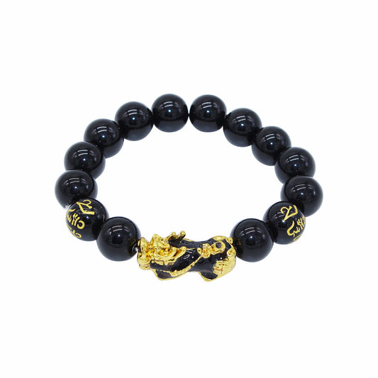 🔴 Bracelet - Gold Dragon & Script Thermochromic