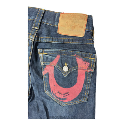 🔴 True Religion Blue Denim Jeans  - Red - 29