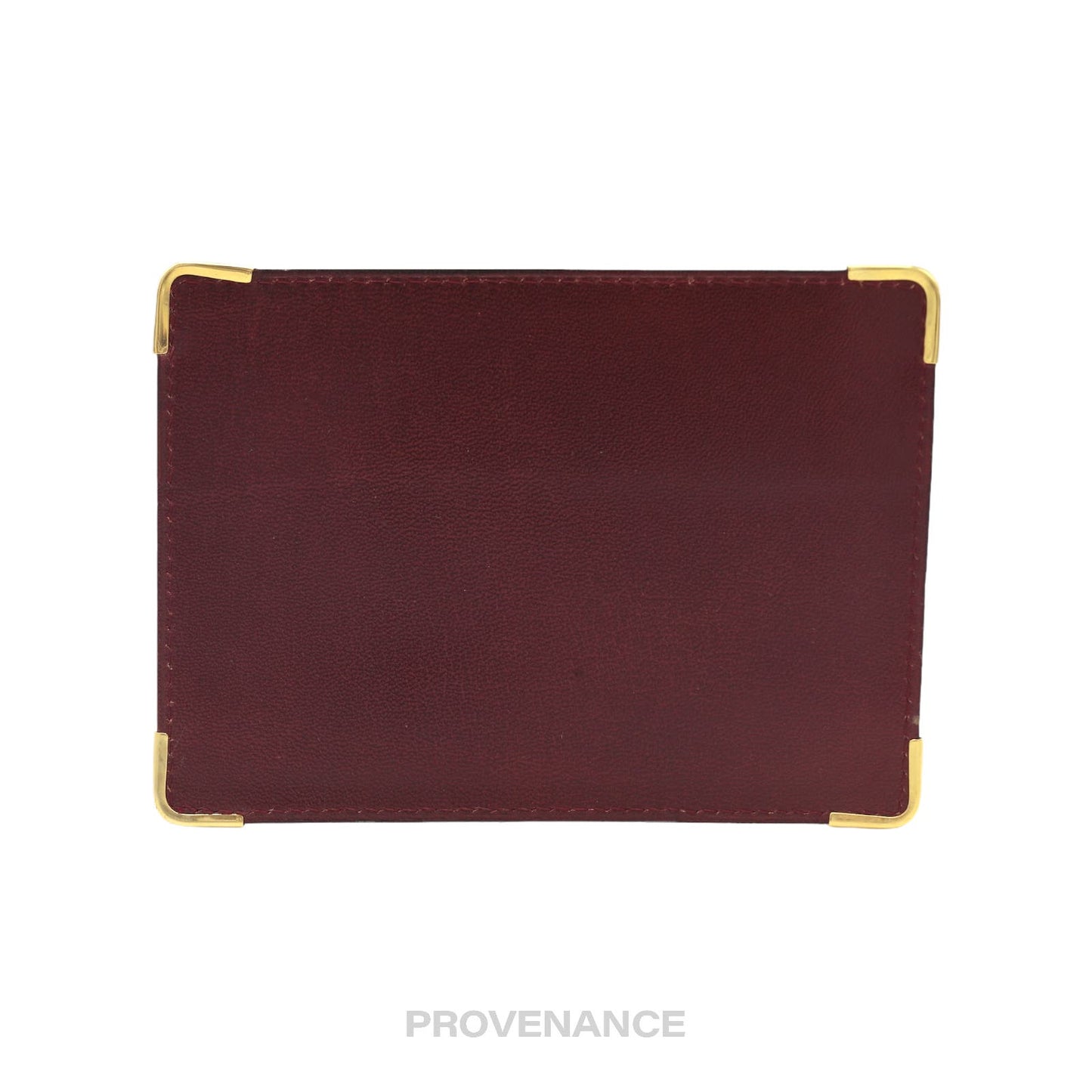 🔴 Rolex Card Holder Wallet - Burgundy Calfskin Leather