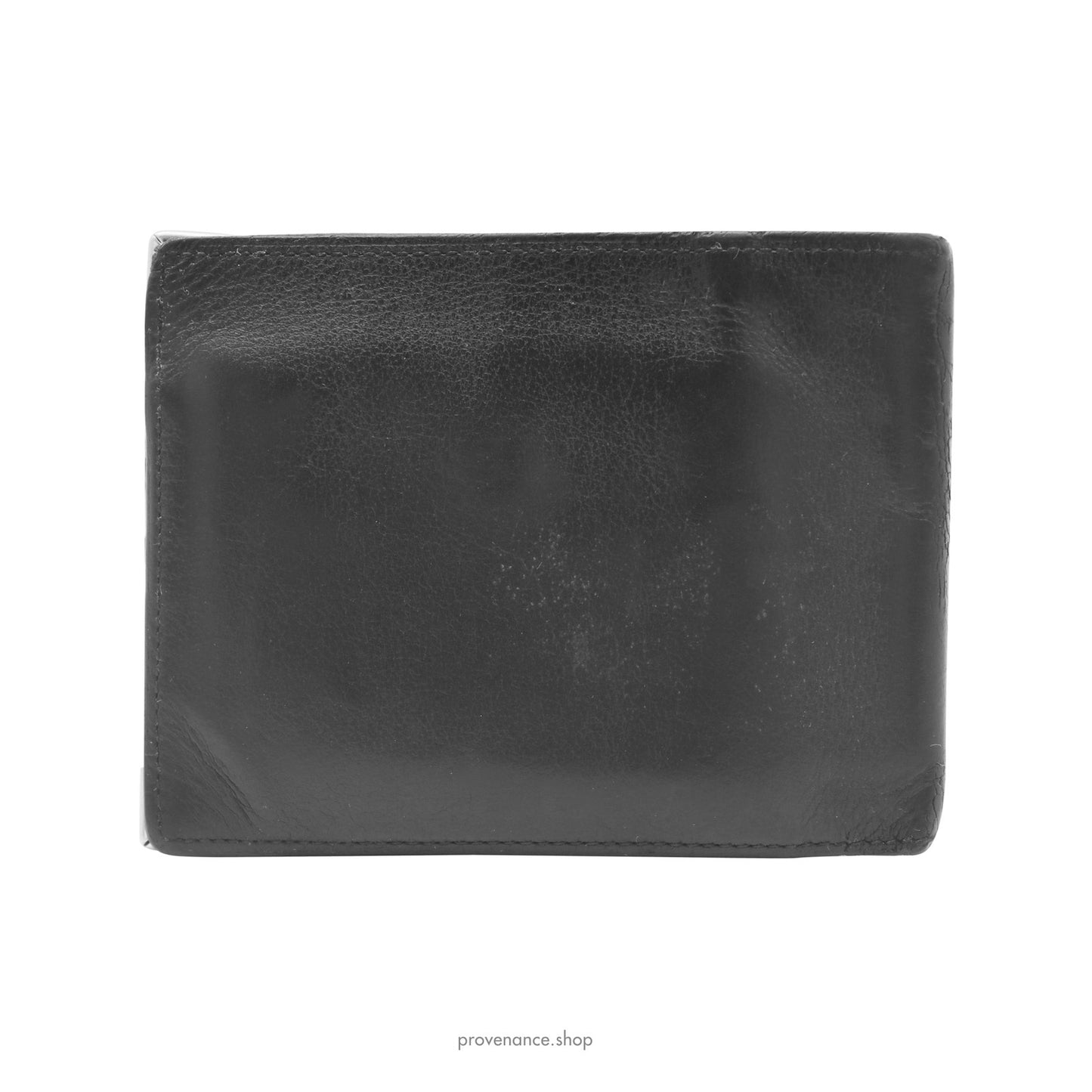 🔴 Cartier Bifold Wallet - Black Calfskin Leather