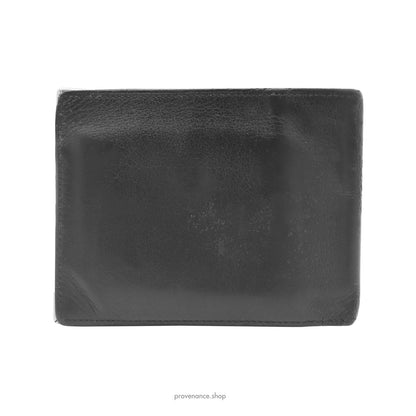 🔴 Cartier Bifold Wallet - Black Calfskin Leather