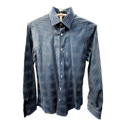 🔴 Z Zegna Button Down Shirt - Blue