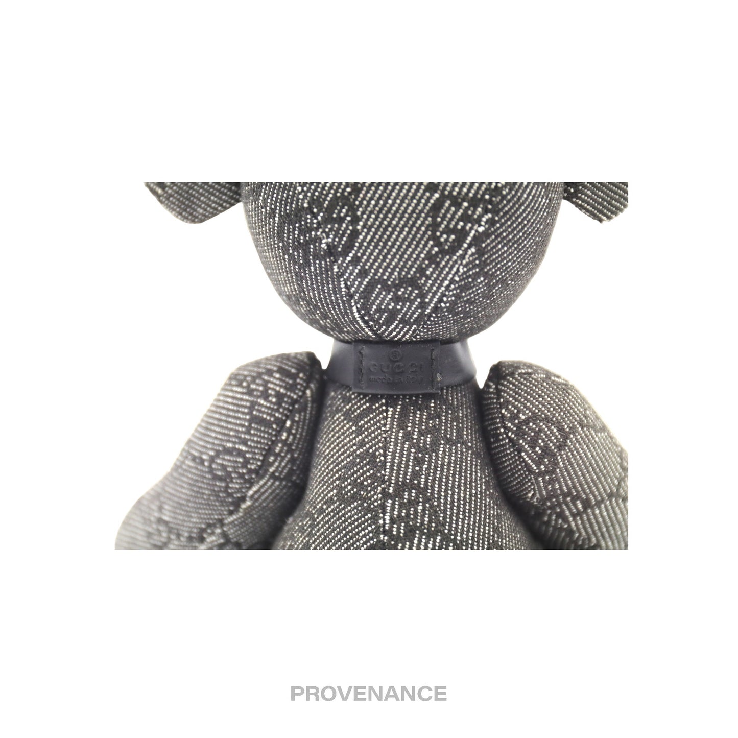 🔴 Gucci Teddy Bear - Charcoal GG Canvas