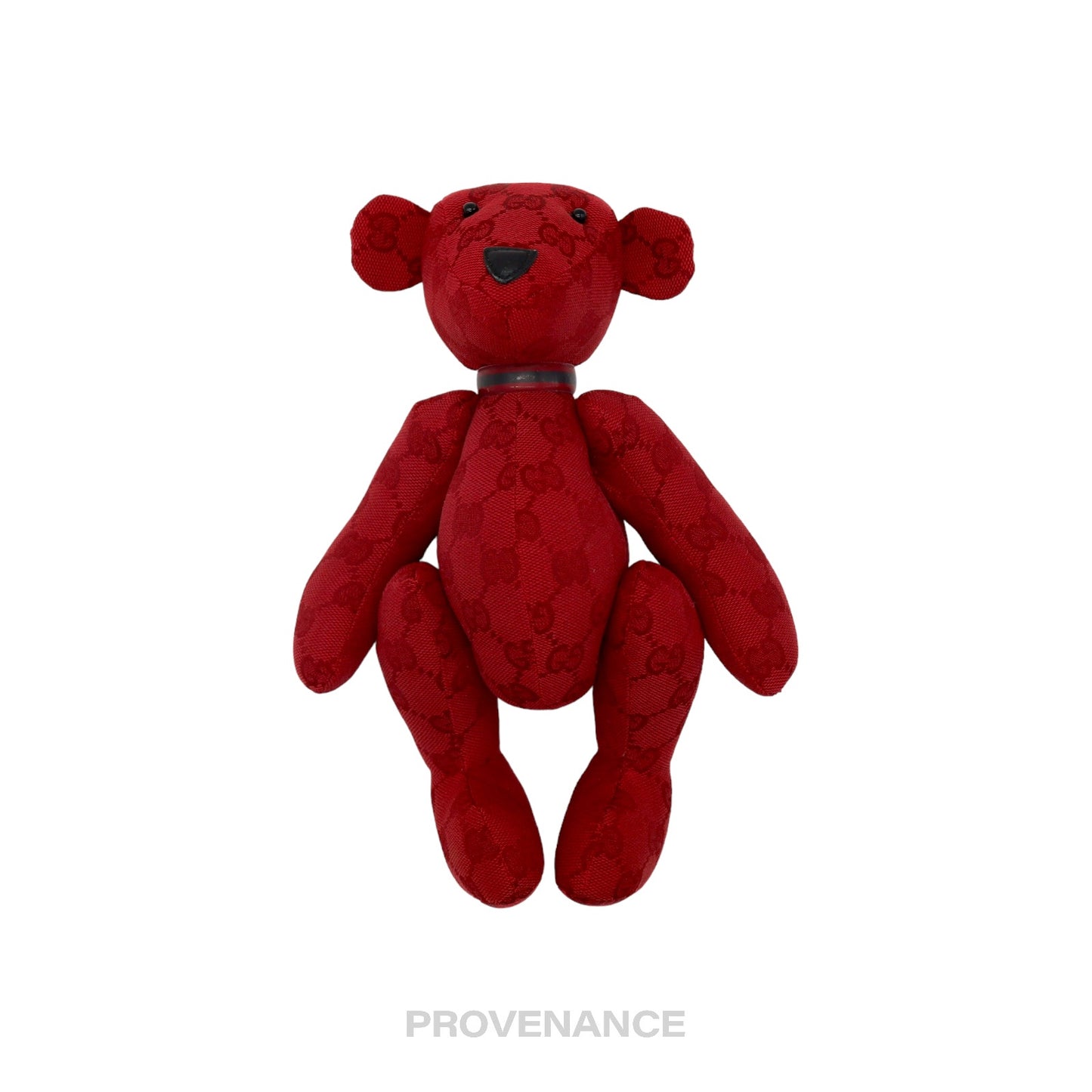 🔴 Gucci Teddy Bear - Red GG Canvas