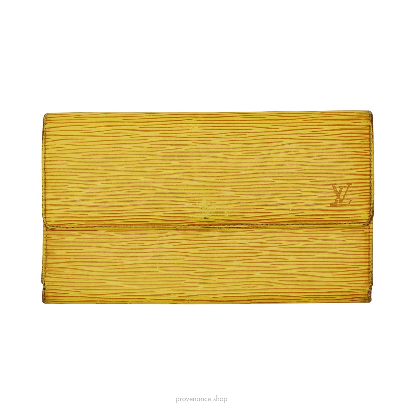 🔴 Louis Vuitton International Wallet - Tassil Yellow Epi Leather