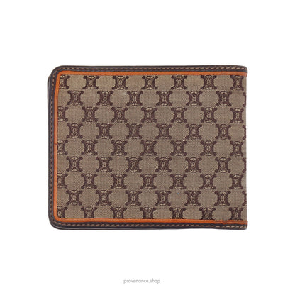 🔴 Celine Bifold Wallet - Triomphe Jacquard