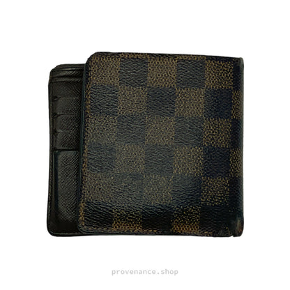 🔴 Louis Vuitton Marco Wallet - Damier Ebene