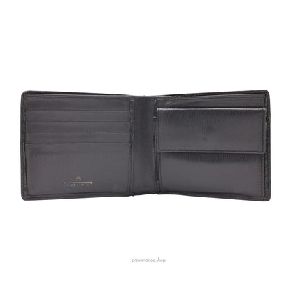🔴 Givenchy Gentleman Bifold Wallet - Black Leather