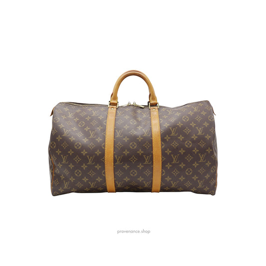 🔴 Louis Vuitton Keepall 50 Bag - Monogram