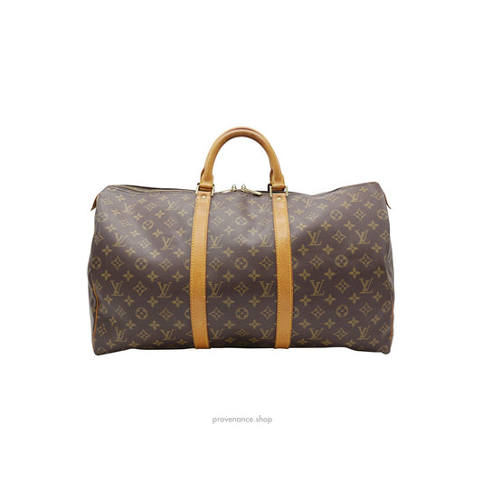 🔴 Louis Vuitton Keepall 50 Bag - Monogram