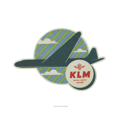 🔴Label Postcard Sticker - KLM ROYAL DUTCH AIRLINES