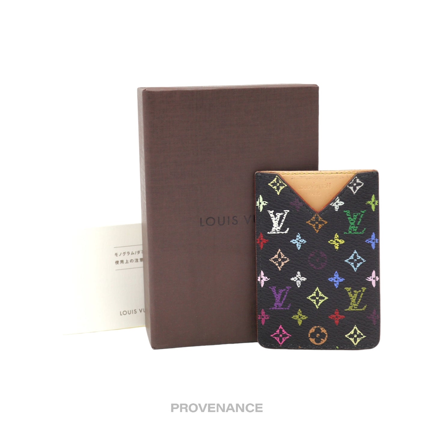 🔴 Louis Vuitton Mirror Card Holder Wallet - Monogram Black