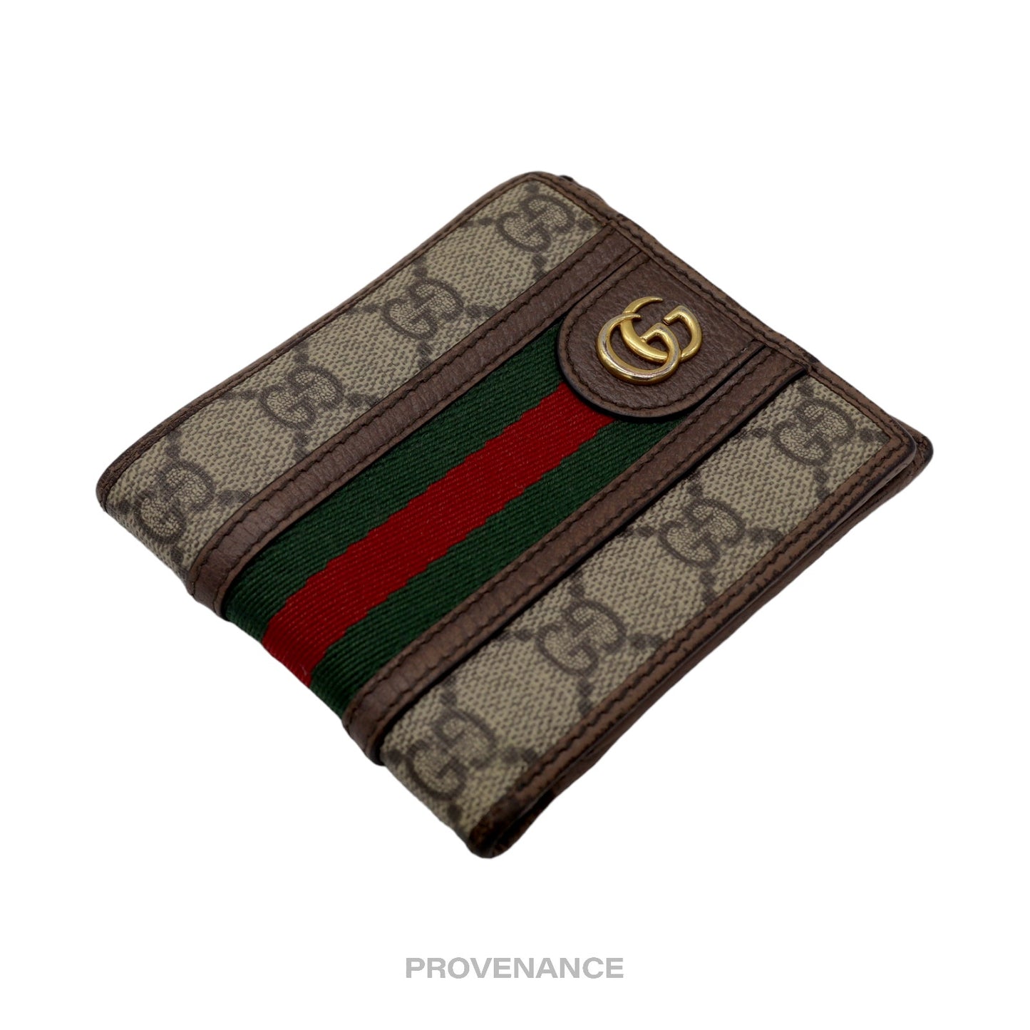 🔴 Gucci Bifold Wallet - GG Marmont Supreme Signature Web