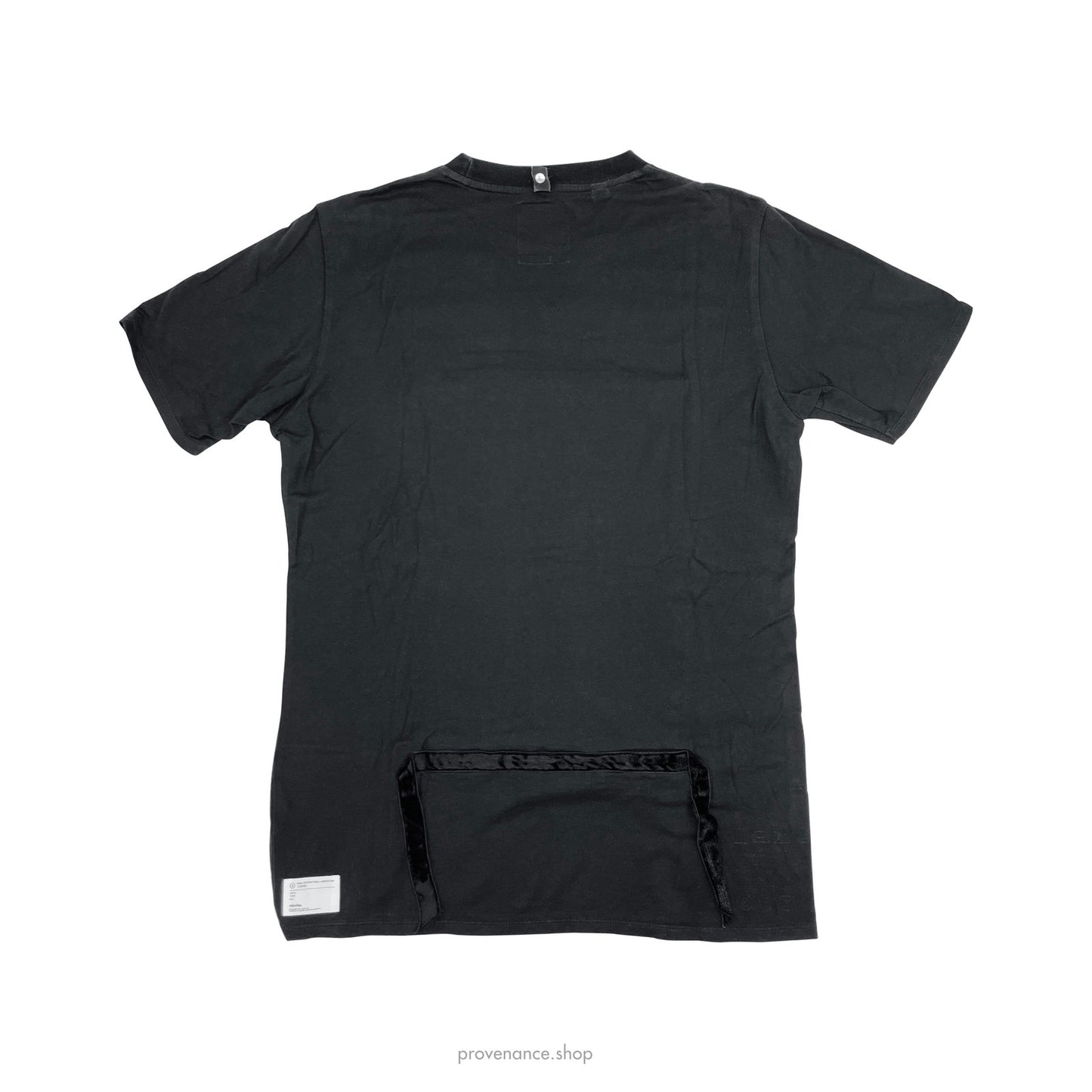 🔴 Visvim Velour Detail T-Shirt - Black