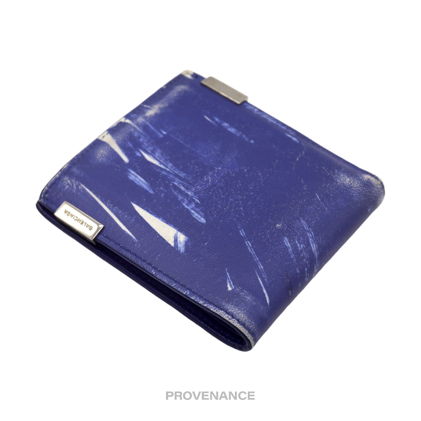 🔴 Balenciaga Wallet - Blue Abstract