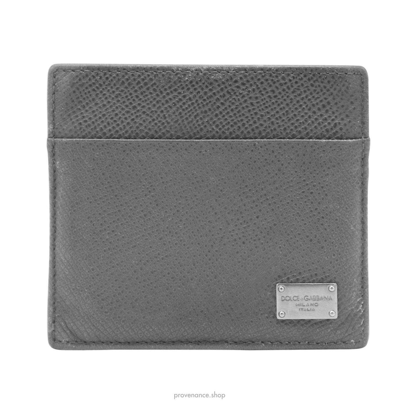 🔴 Dolce & Gabbana Card Holder Wallet - Gray