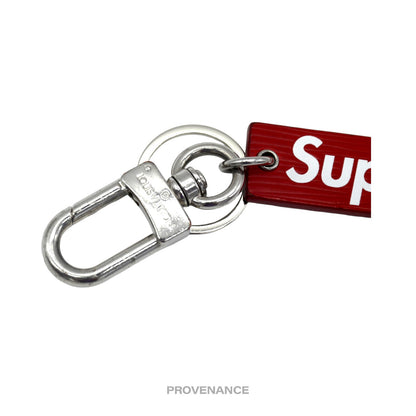 🔴 Louis Vuitton Supreme Keychain - Red