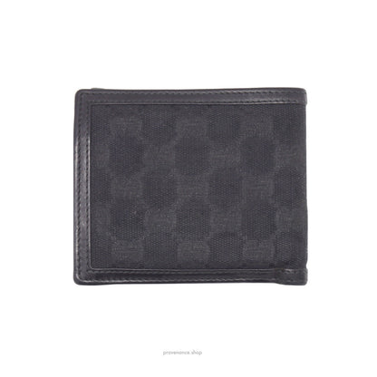 🔴 Gucci Bifold Wallet - GG Canvas with Leather Trim