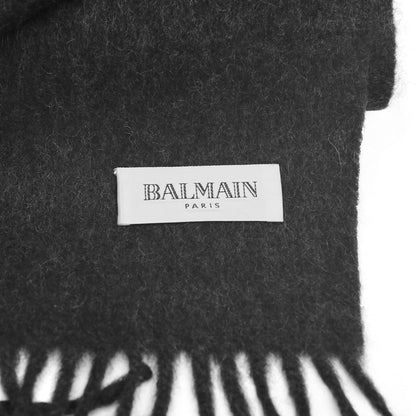 🔴 Balmain Cashmere Scarf - Black