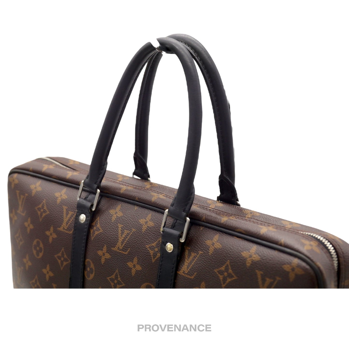 🔴 Louis Vuitton PDV Briefcase Bag - Monogram Macassar