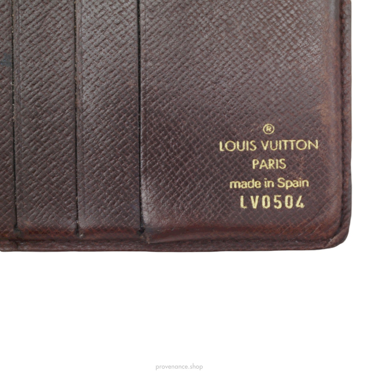 🔴 Louis Vuitton 6CC Bifold Wallet - Damier Ebene