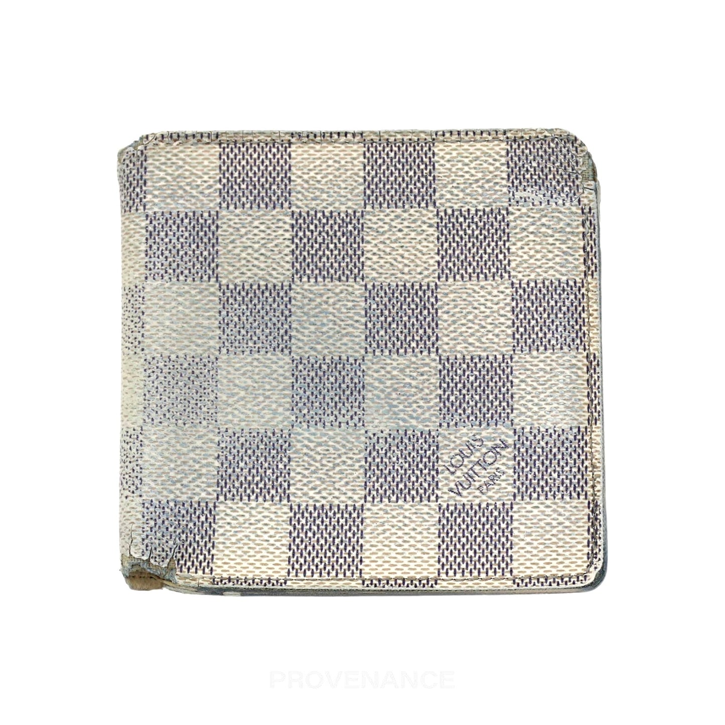 🔴 Louis Vuitton Marco Wallet - Damier Azur