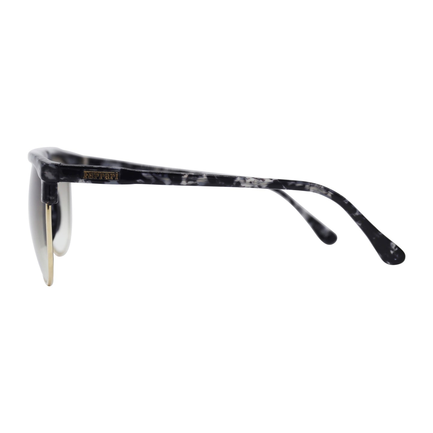 🔴 Ferrari FAS-20 Vintage Sunglasses - Black Marble