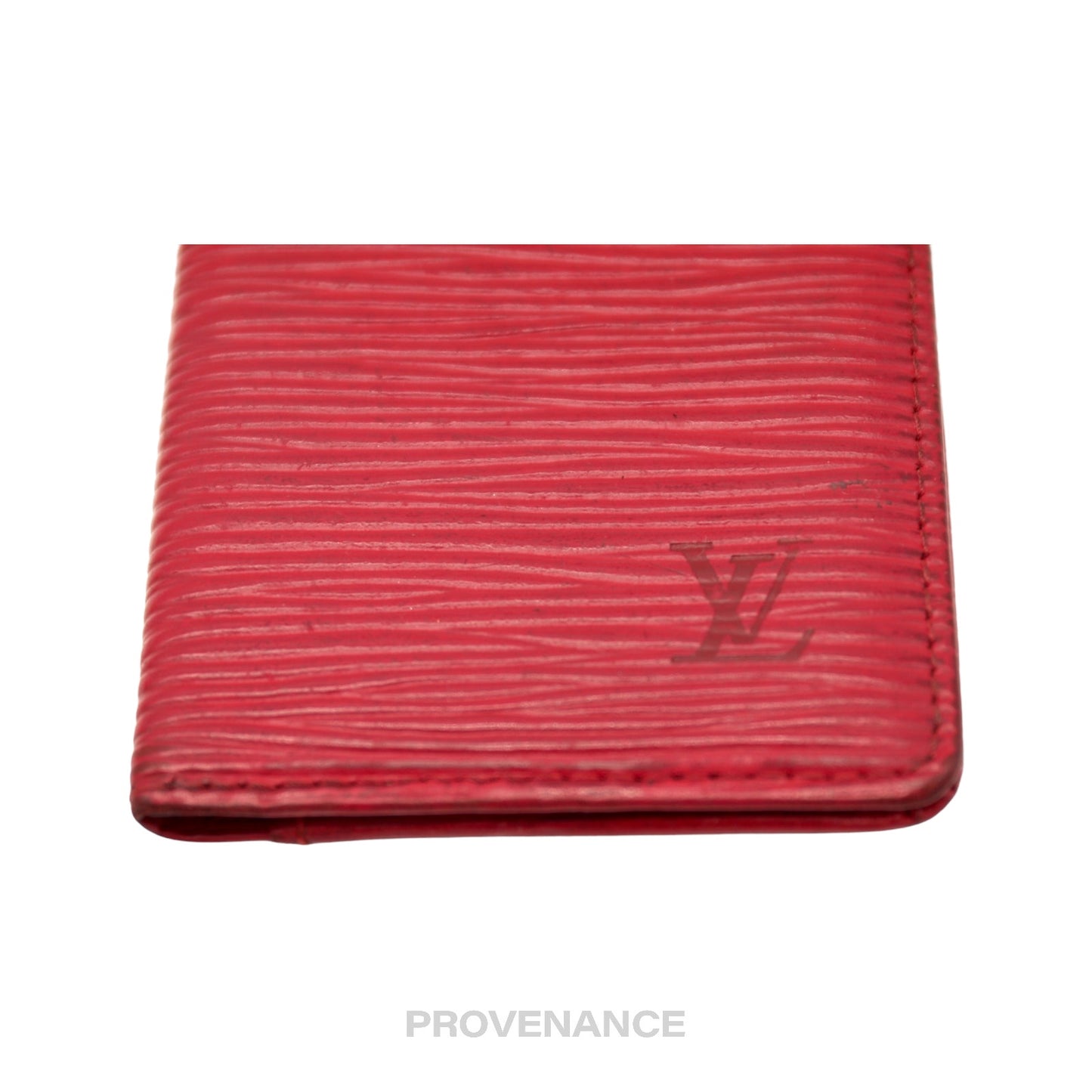 🔴 Louis Vuitton Pocket Organizer Wallet - Red Epi Leather