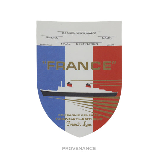 🔴 Louis Vuitton Ocean Liner Sticker Postcard - France