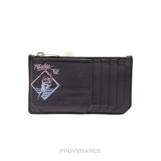 🔴 Saint Laurent Paris SLP Fragment Card Wallet - Paradise Trip