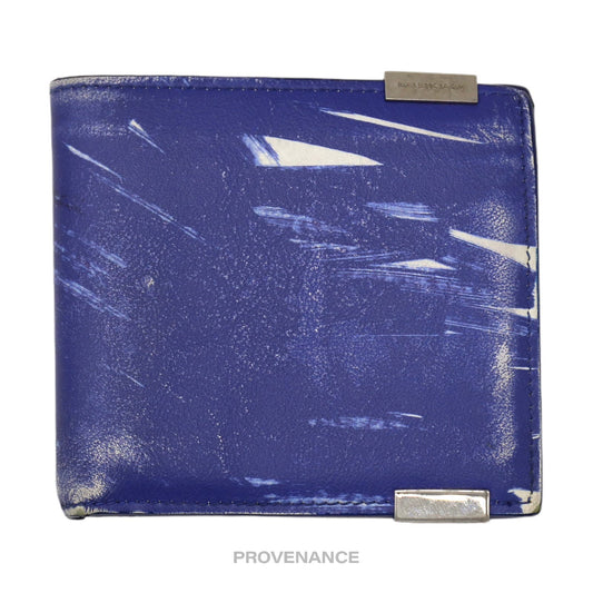🔴 Balenciaga Wallet - Blue Abstract