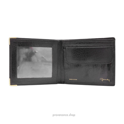 🔴 Givenchy Bifold Wallet - Black Leather