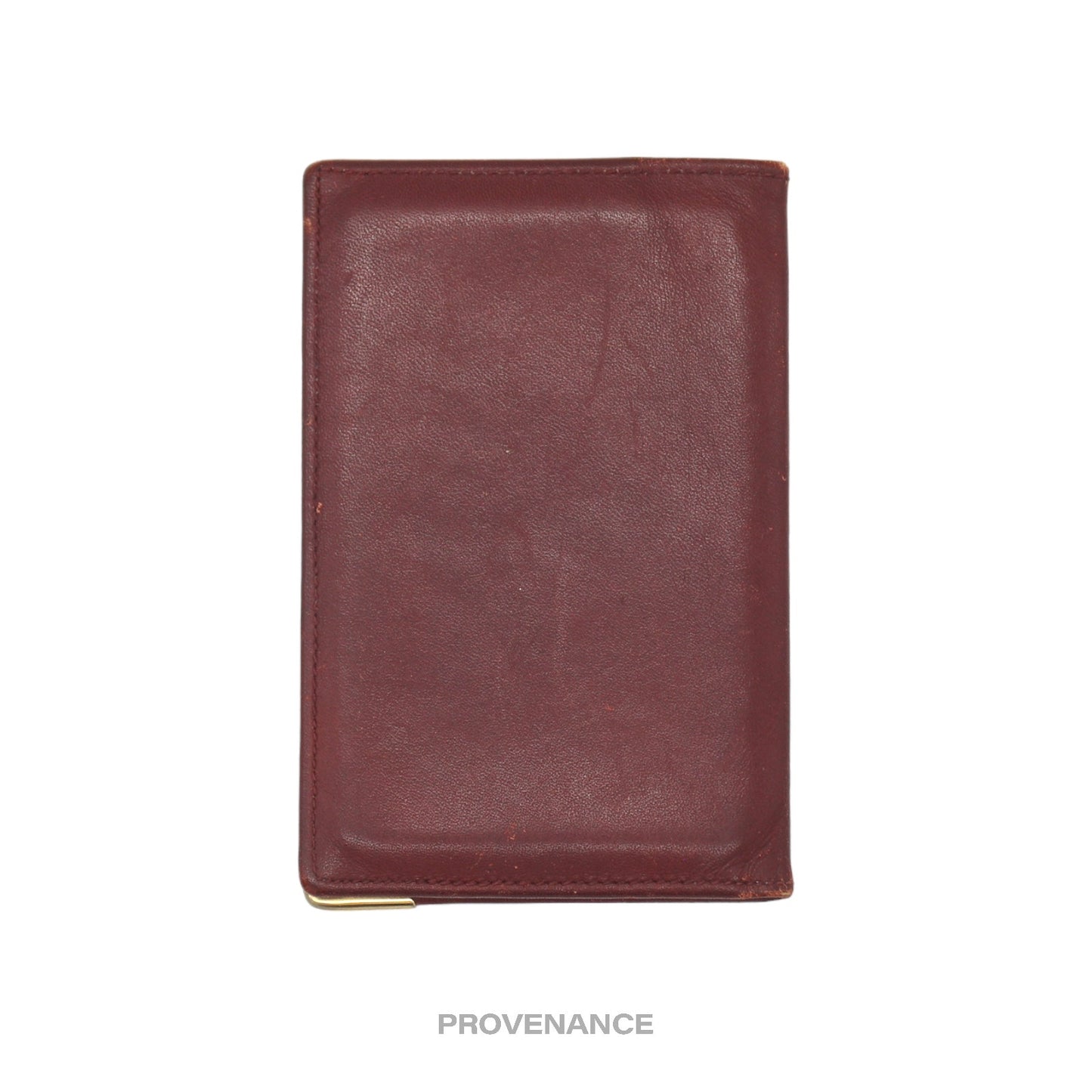 🔴 Givenchy Pocket Organizer Wallet - Burgundy Leather