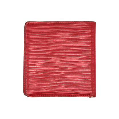 🔴 Louis Vuitton 6CC Bifold Wallet - Red Epi Leather