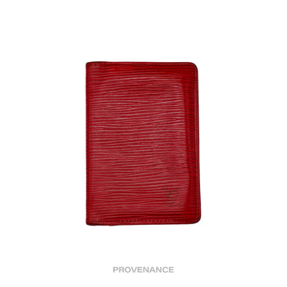 🔴 Louis Vuitton Pocket Organizer - Red Epi Leather